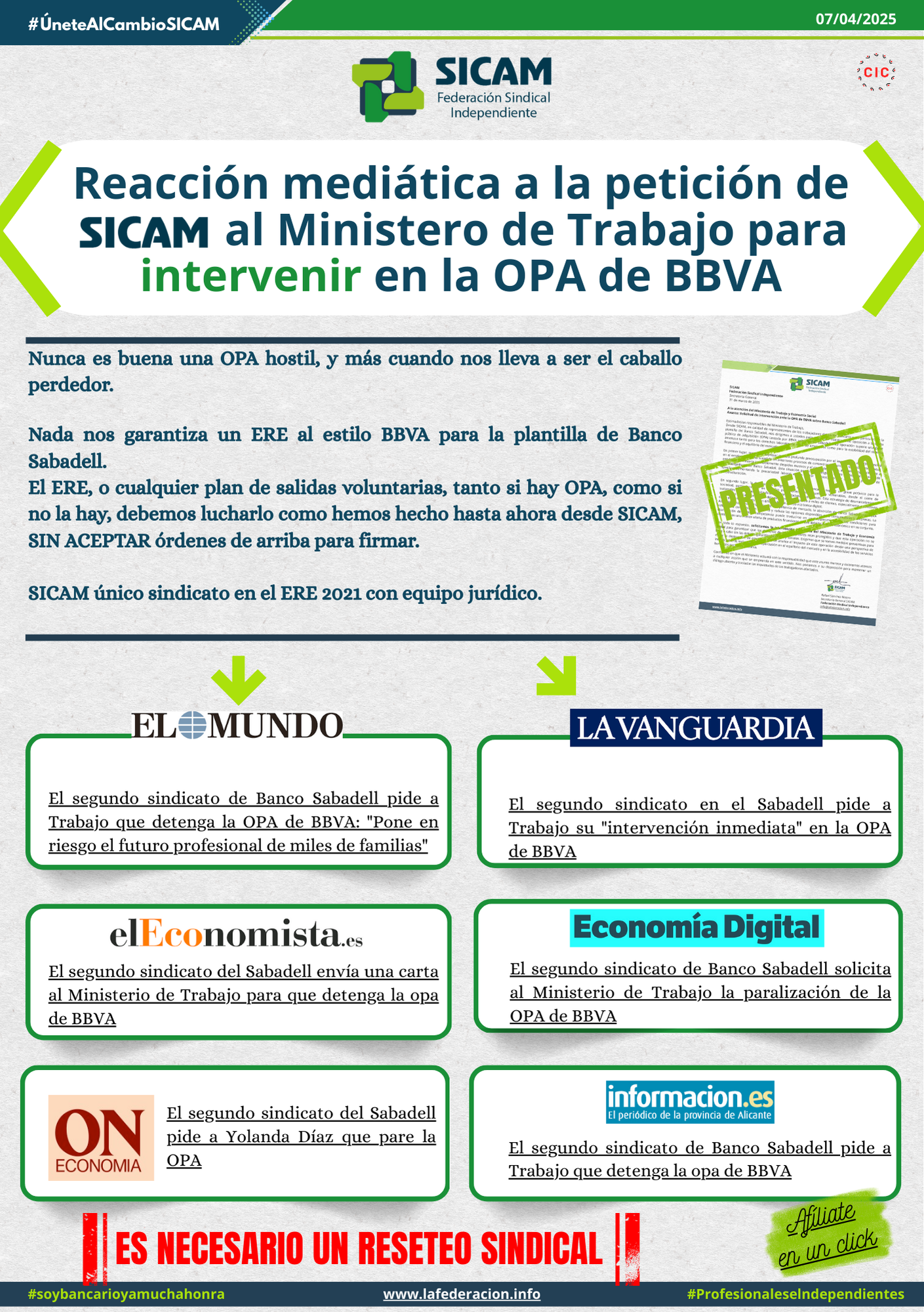 Circular destacada