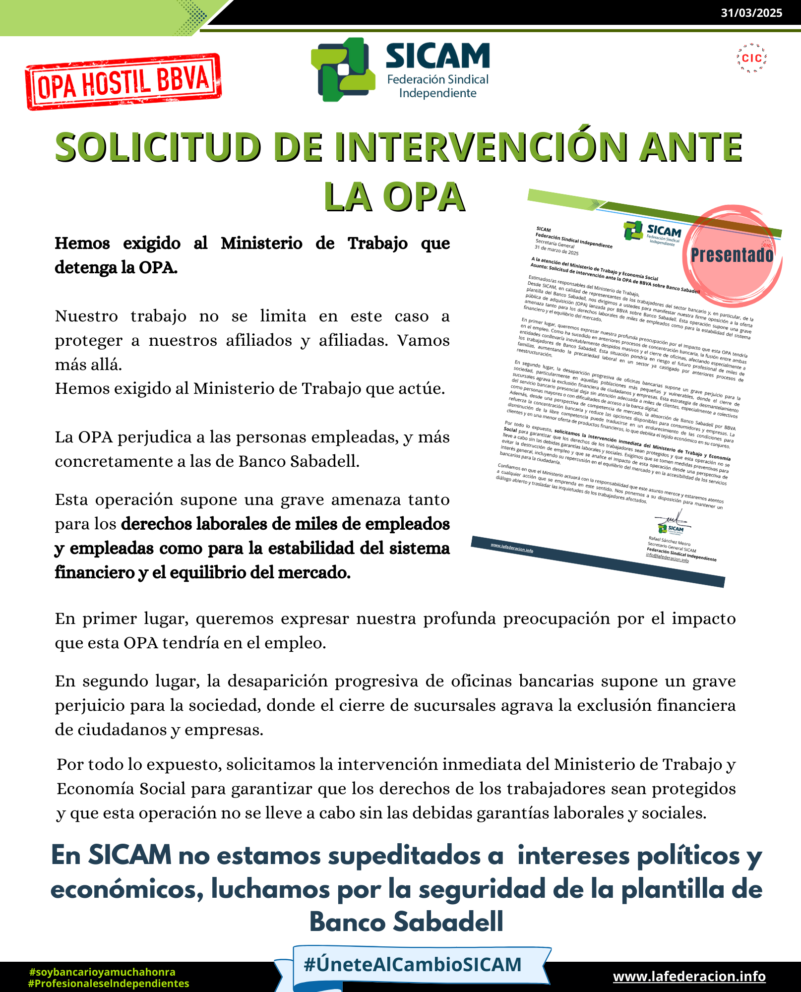 Circular destacada