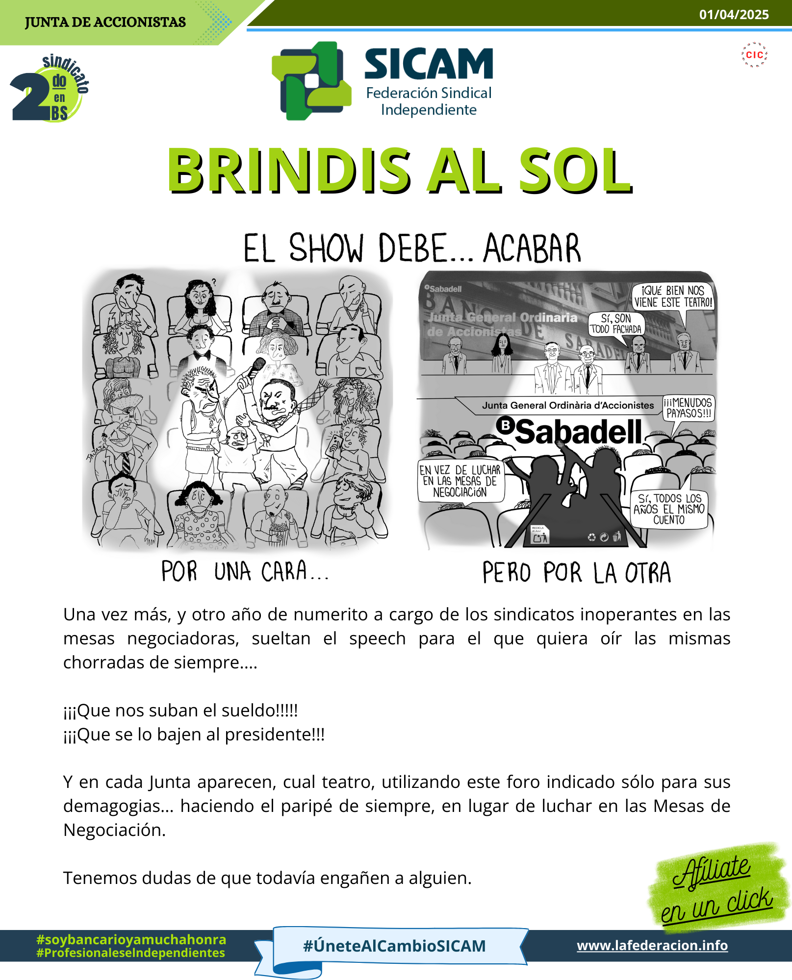 Circular destacada